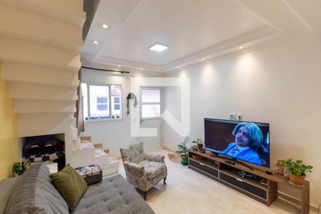 Sala de casa de condomínio à venda com 2 quartos, 60m² em Jardim São Nicolau, São Paulo