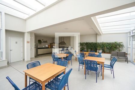 Apartamento à venda com 65m², 1 quarto e 1 vagaChurrasqueira