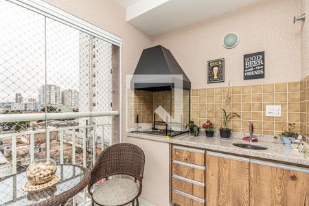 Varanda gourmet de apartamento à venda com 3 quartos, 85m² em Centro, São Caetano do Sul