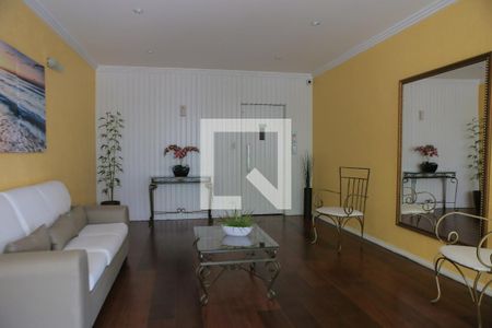 Hall de entrada de apartamento para alugar com 3 quartos, 132m² em Aparecida, Santos