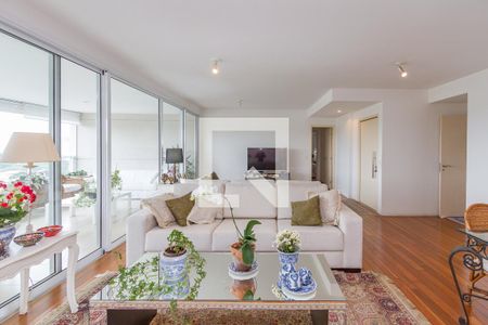 Sala de apartamento à venda com 3 quartos, 180m² em Campo Belo, São Paulo