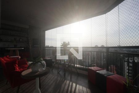 Varanda gourmet de apartamento à venda com 4 quartos, 140m² em Vila Suzana, São Paulo