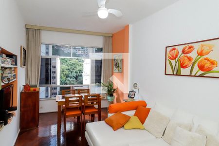 Sala de apartamento à venda com 2 quartos, 72m² em Leme, Rio de Janeiro