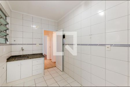 Cozinha de apartamento para alugar com 2 quartos, 62m² em Vila Belmiro, Santos