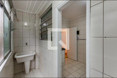 Área de serviço de apartamento para alugar com 2 quartos, 62m² em Vila Belmiro, Santos