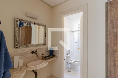 Casa à venda com 858m², 6 quartos e 6 vagasLavabo do Espaço Gourmet