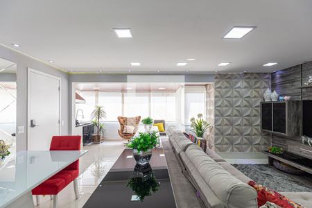 Sala de apartamento à venda com 3 quartos, 128m² em Centro, Santo André