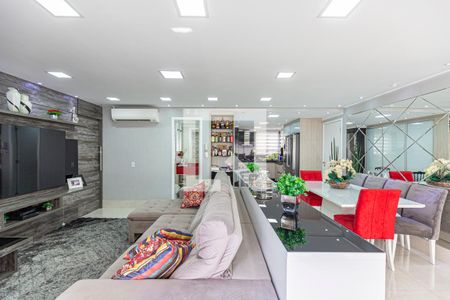 Sala de apartamento à venda com 3 quartos, 128m² em Centro, Santo André