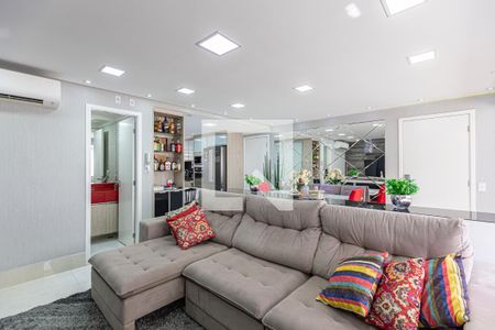 Sala de apartamento à venda com 3 quartos, 128m² em Centro, Santo André