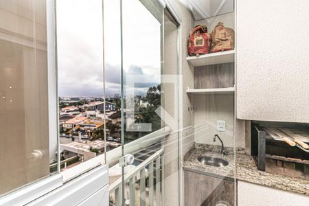 Varanda gourmet de apartamento para alugar com 2 quartos, 63m² em Jardim São Caetano, São Caetano do Sul
