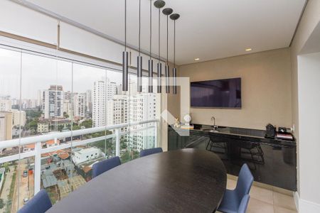 Varanda da Sala de apartamento para alugar com 2 quartos, 74m² em Jardim das Acácias, São Paulo