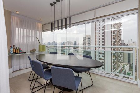 Varanda da Sala de apartamento para alugar com 2 quartos, 74m² em Jardim das Acácias, São Paulo