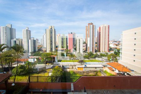 Vista da sala de apartamento para alugar com 3 quartos, 87m² em Vila Lea, Santo André