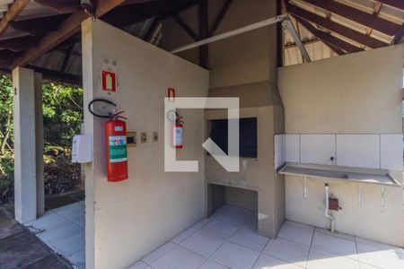 Área comum - Churrasqueira de apartamento para alugar com 2 quartos, 50m² em Olaria, Canoas