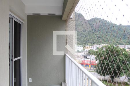 Varanda Sala de apartamento à venda com 2 quartos, 50m² em Curicica, Rio de Janeiro