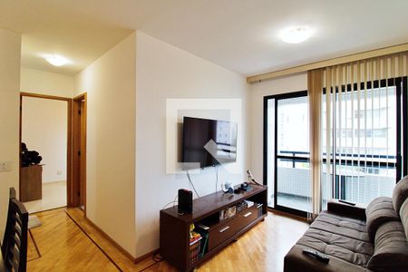 Sala de apartamento para alugar com 2 quartos, 58m² em Santo Amaro, São Paulo