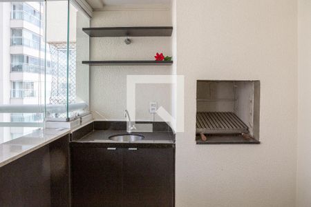 Varanda Gourmet de apartamento à venda com 3 quartos, 145m² em Várzea da Barra Funda, São Paulo