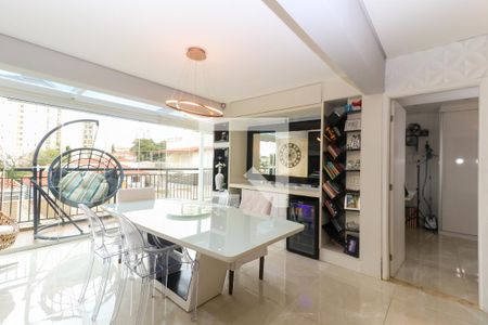 Sala de Jantar de apartamento à venda com 2 quartos, 140m² em Campo Belo, São Paulo