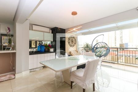 Sala de Jantar de apartamento à venda com 2 quartos, 140m² em Campo Belo, São Paulo