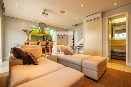 Sala/Cozinha de apartamento para alugar com 1 quarto, 105m² em Jardim Paulista, São Paulo