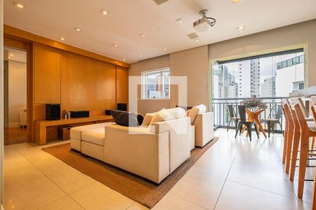 Sala/Cozinha de apartamento para alugar com 1 quarto, 105m² em Jardim Paulista, São Paulo