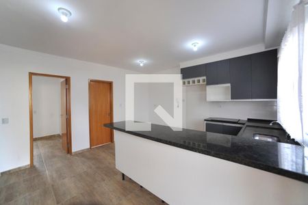 Sala e Cozinha de Apartamento com 2 quartos, 55m² Jardim Anália Franco