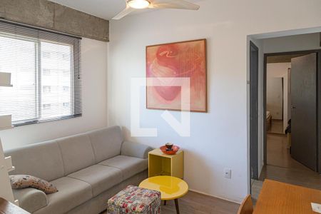 Sala de apartamento para alugar com 1 quarto, 38m² em Consolação, São Paulo