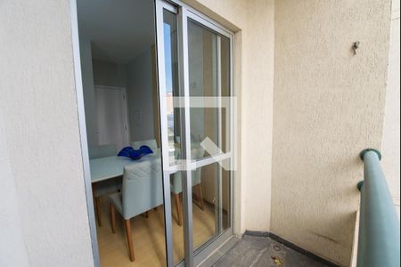 Varanda da Sala de apartamento para alugar com 2 quartos, 60m² em Parque Senhor do Bonfim, Taubaté