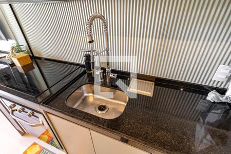Sala e Cozinha - Torneira de apartamento à venda com 1 quarto, 38m² em Vila Mariana, São Paulo