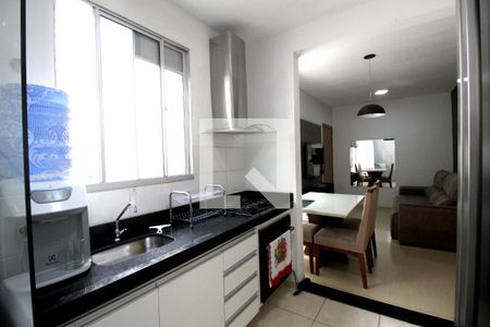 Cozinha de apartamento para alugar com 2 quartos, 50m² em Caguassu, Sorocaba