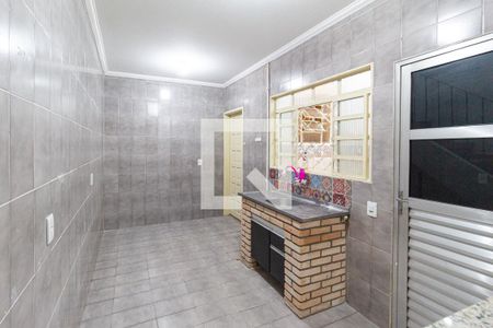 Cozinha de casa para alugar com 1 quarto, 45m² em Jaguaribe, Osasco