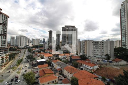 Vista da varanda de apartamento para alugar com 1 quarto, 23m² em Jardim das Acácias, São Paulo