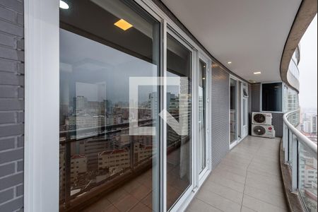 Varanda de apartamento para alugar com 1 quarto, 73m² em Gonzaga, Santos