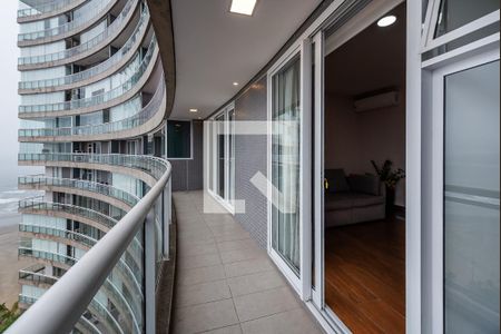 Varanda de apartamento para alugar com 1 quarto, 73m² em Gonzaga, Santos