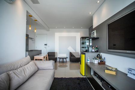Sala de Estar de apartamento à venda com 2 quartos, 64m² em Vila Alexandria, São Paulo