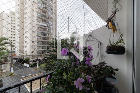 Varanda da Sala de apartamento à venda com 3 quartos, 92m² em Vila Gumercindo, São Paulo