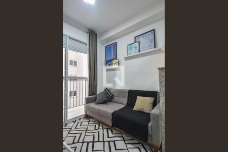 Sala  de apartamento à venda com 1 quarto, 28m² em Jardim Caravelas, São Paulo