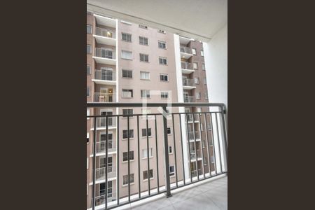 Varanda  de apartamento à venda com 1 quarto, 28m² em Jardim Caravelas, São Paulo