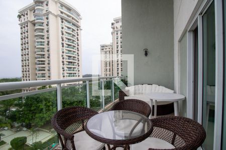 Varanda de apartamento à venda com 3 quartos, 122m² em Barra da Tijuca, Rio de Janeiro