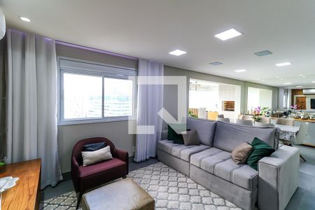 Sala de apartamento à venda com 3 quartos, 129m² em Jardim Caboré, São Paulo