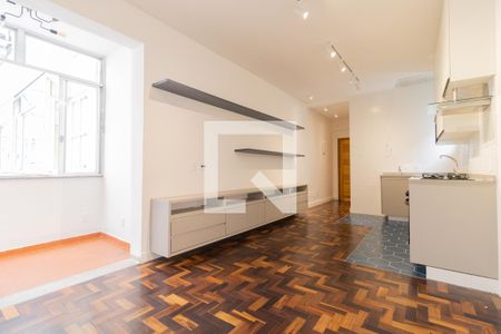 Sala/Cozinha de apartamento à venda com 1 quarto, 48m² em Copacabana, Rio de Janeiro