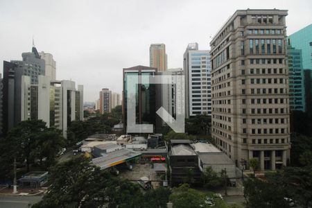 Vista da Sala de apartamento para alugar com 1 quarto, 70m² em Cidade Monções, São Paulo
