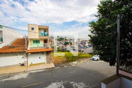 Vista da sala de casa à venda com 3 quartos, 165m² em Parque São Vicente, Mauá