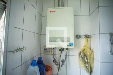 Área de Serviço - Aquecedor a gás de apartamento para alugar com 3 quartos, 80m² em Chácara Inglesa, São Paulo