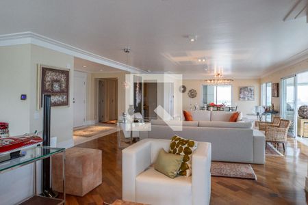 Sala de apartamento à venda com 4 quartos, 438m² em Pacaembu, São Paulo