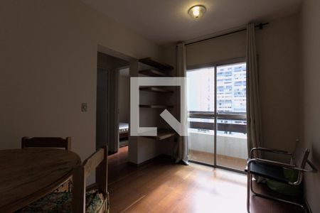Sala de Apartamento com 1 quarto, 42m² Barra Funda