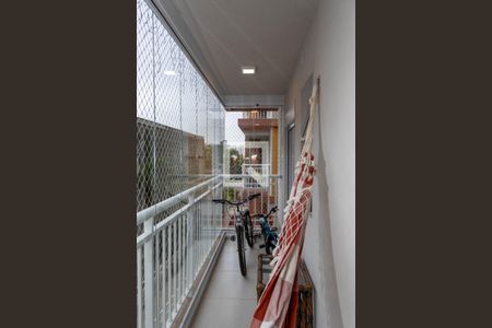 Varanda da Sala de apartamento à venda com 2 quartos, 57m² em Vila Campestre, São Bernardo do Campo