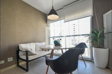 Apartamento para alugar com 36m², 1 quarto e 1 vagaVaranda 