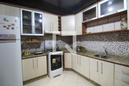Cozinha de casa para alugar com 3 quartos, 136m² em Estância Velha, Canoas