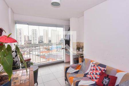 Varanda da Sala de apartamento à venda com 3 quartos, 84m² em Vila Prudente, São Paulo